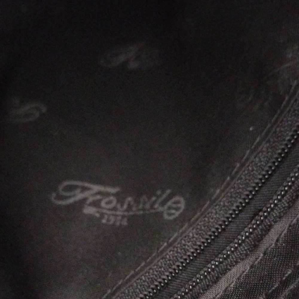 Fossil Black Leather Tote Bag - Picture 3 of 4